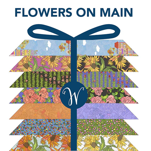 Flowers on Main -  Fat Quarter Bundle by Laura Heine Ships October 2025