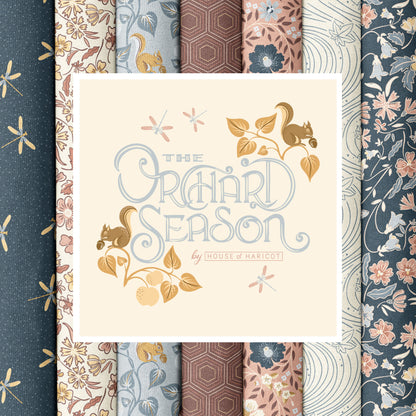 The Orchard Season – 10" x 10" Precut Stack | Cloud9 Fabrics | Organic Cotton Layer Cake | Ships April 2026