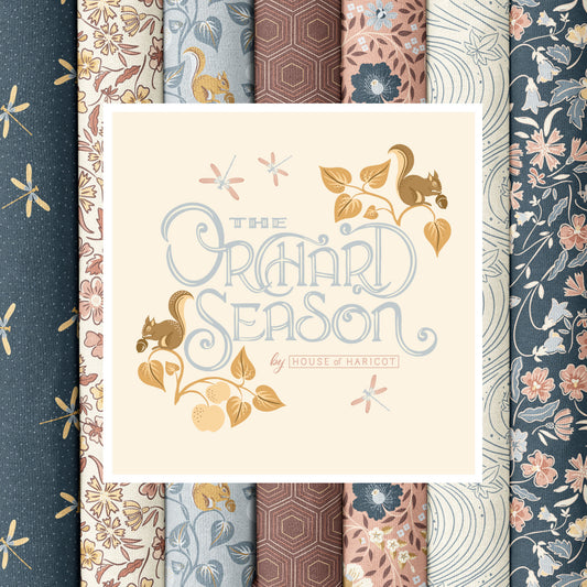 The Orchard Season – 10" x 10" Precut Stack | Cloud9 Fabrics | Organic Cotton Layer Cake | Ships April 2026