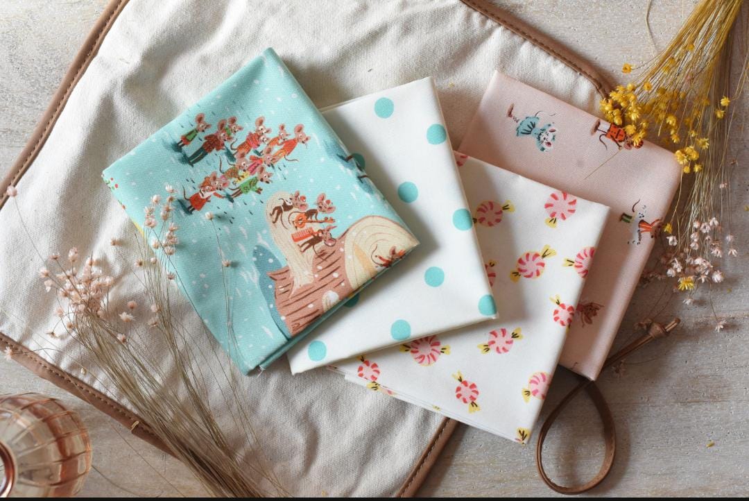 Heather Ross Studio Edit Fat Quarter Bundle: Windham Fabrics Cotton Precuts