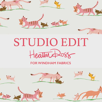 Heather Ross Studio Edit Fat Quarter Bundle: Windham Fabrics Cotton Precuts