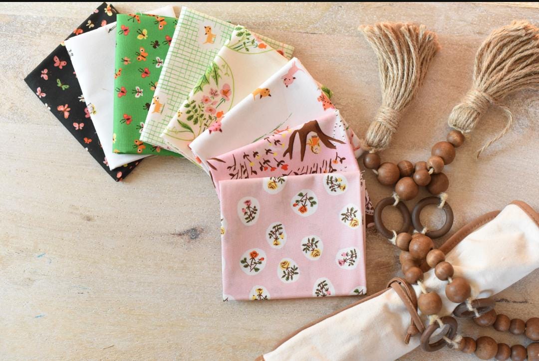 Heather Ross Studio Edit Fat Quarter Bundle: Windham Fabrics Cotton Precuts