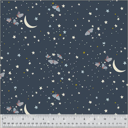 Under the Canopy, Jennifer Moore, Monaluna, Organic Cotton, Night Moth, Windham Fabrics