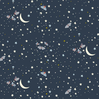 Under the Canopy, Jennifer Moore, Monaluna, Organic Cotton, Night Moth, Windham Fabrics