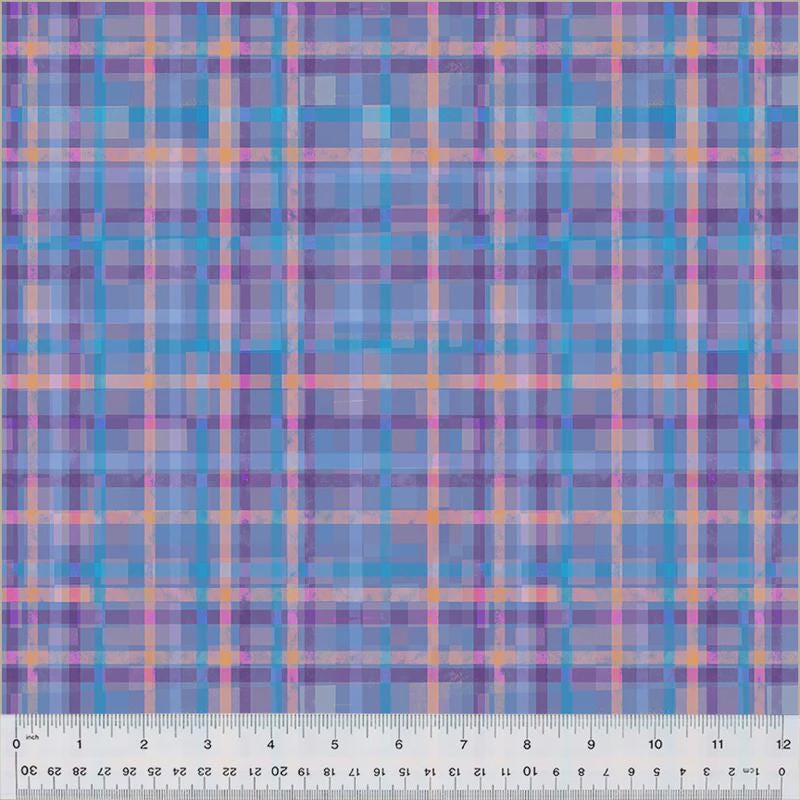 Fur-Ever Friends, Colorful Plaid, Quilting Cotton Fabric, Gareth Lucas, Windham Fabrics