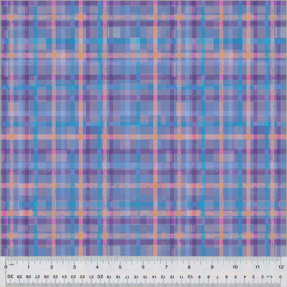 Fur-Ever Friends, Colorful Plaid, Quilting Cotton Fabric, Gareth Lucas, Windham Fabrics
