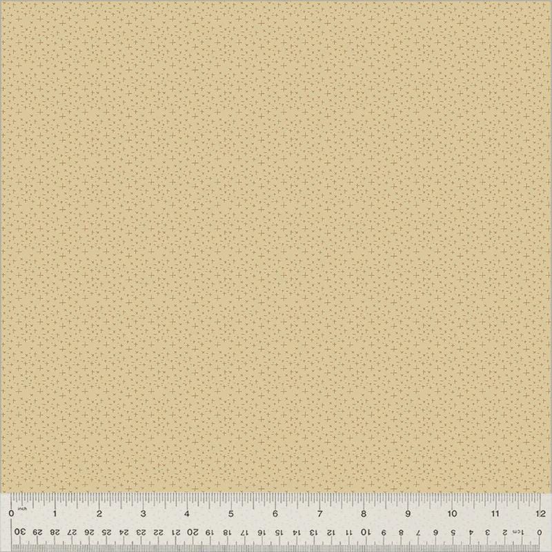 Willow Bend Cream Cotton Fabric: Starburst Blender Print by Windham Fabrics