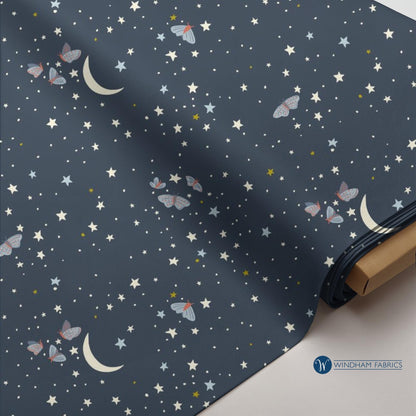 Under the Canopy, Jennifer Moore, Monaluna, Organic Cotton, Night Moth, Windham Fabrics