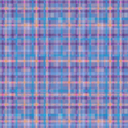 Fur-Ever Friends, Colorful Plaid, Quilting Cotton Fabric, Gareth Lucas, Windham Fabrics