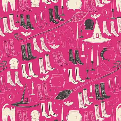 Sweet n Spookier, Art Gallery Quilting, Halloween Witchy Cotton Fabric