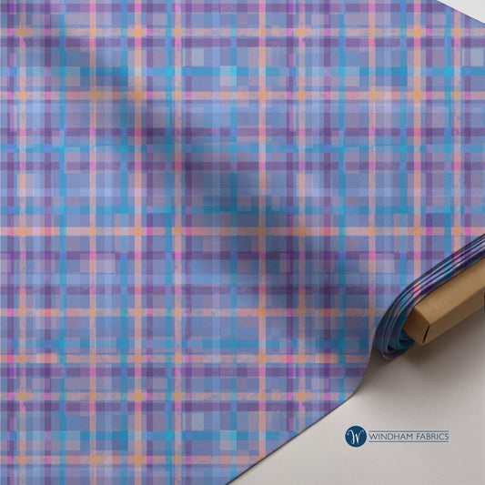 Fur-Ever Friends, Colorful Plaid, Quilting Cotton Fabric, Gareth Lucas, Windham Fabrics