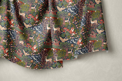 Under the Canopy Enchanted Organic Cotton Fabric, Forest Friends, Jennifer Moore Windham Fabrics,