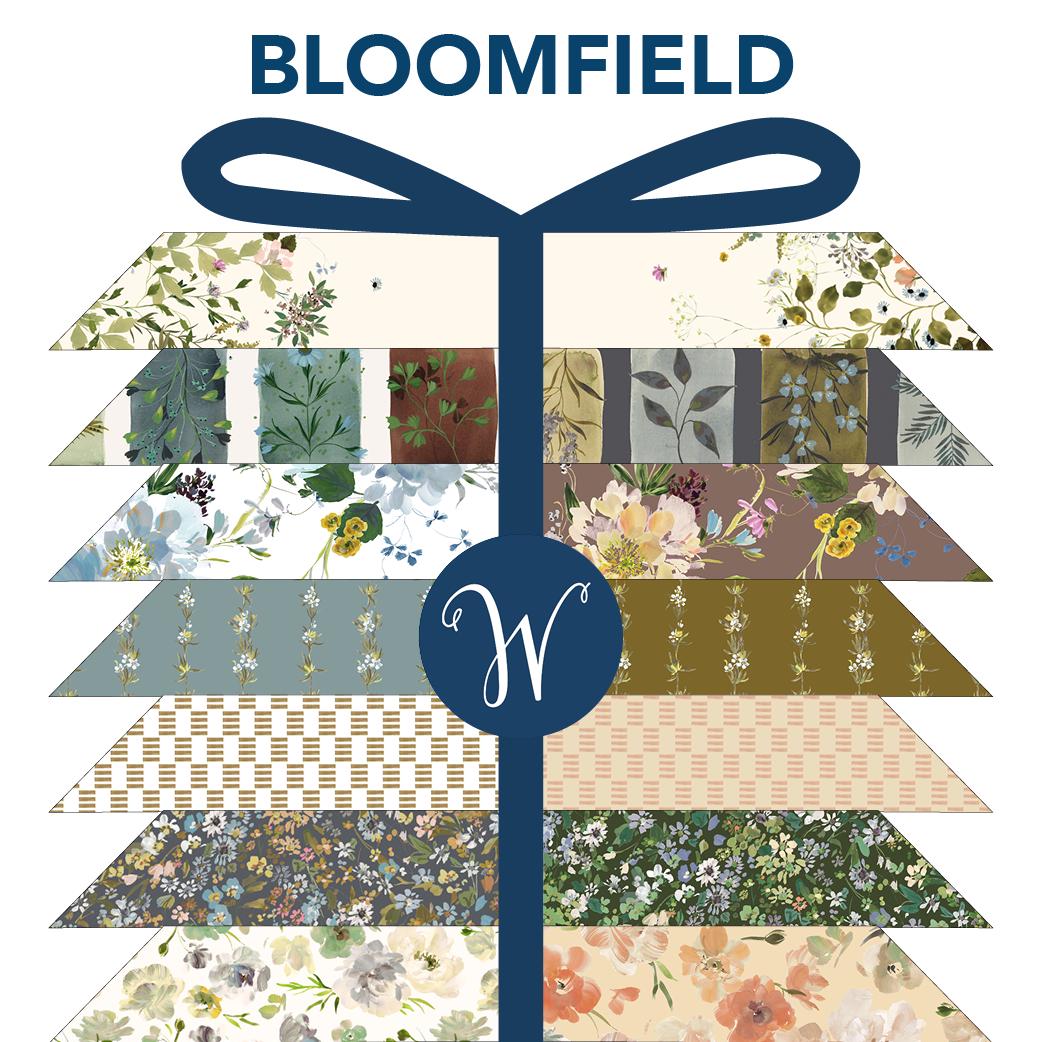 Bloomfield Designed by Kelly Ventura for Windham Fabrics Fat Quarter Bundle Pre-Order Ships in November 2025