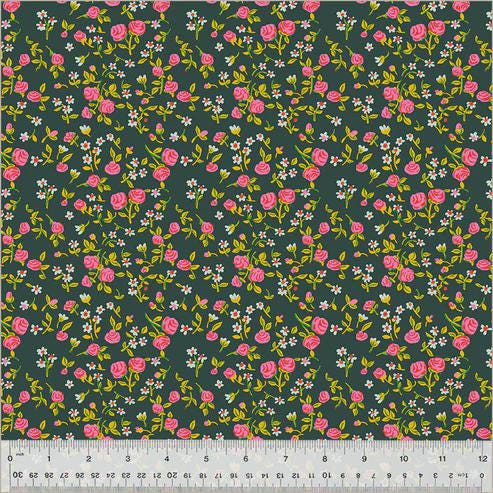 Heather Ross by Hand - Mousy Floral - Windham Fabrics - Quilting Cotton