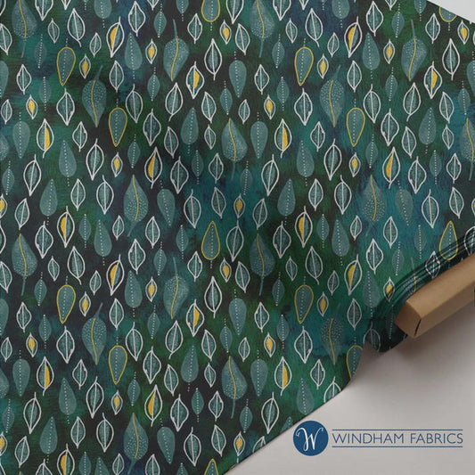 Ebb & Flow by Essoldo Design - Trickle - Windham - Fabrics Quilting Cotton - Embellished Metallic