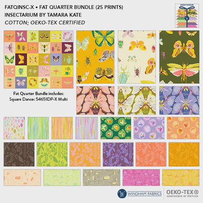 Insectarium Fat Quarter Bundle by Tamara Kare for Windham Fabrics
