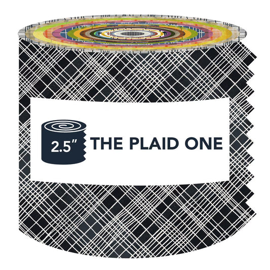 The Plaid One 2.5” Jelly Roll by Marcia Derse for Windham Fabrics
